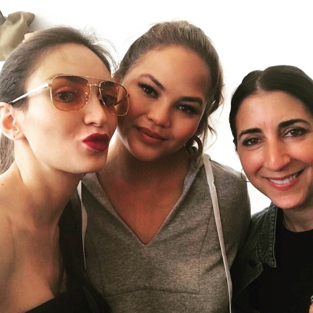 MeganPormer's tweet photo. Celebrating the collaboration of my ultimate on duty muse @chrissyteigen and my favorite designer @ALCLTD @INTERMIX #chrissyonduty https://t.co/7OpRVrNZag