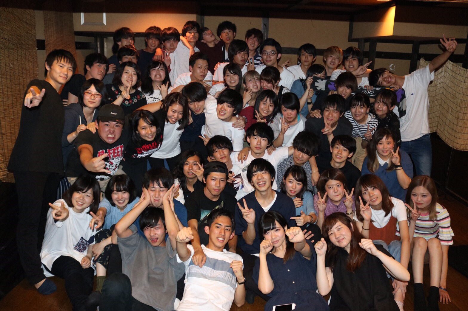 サークル合宿　集合写真 