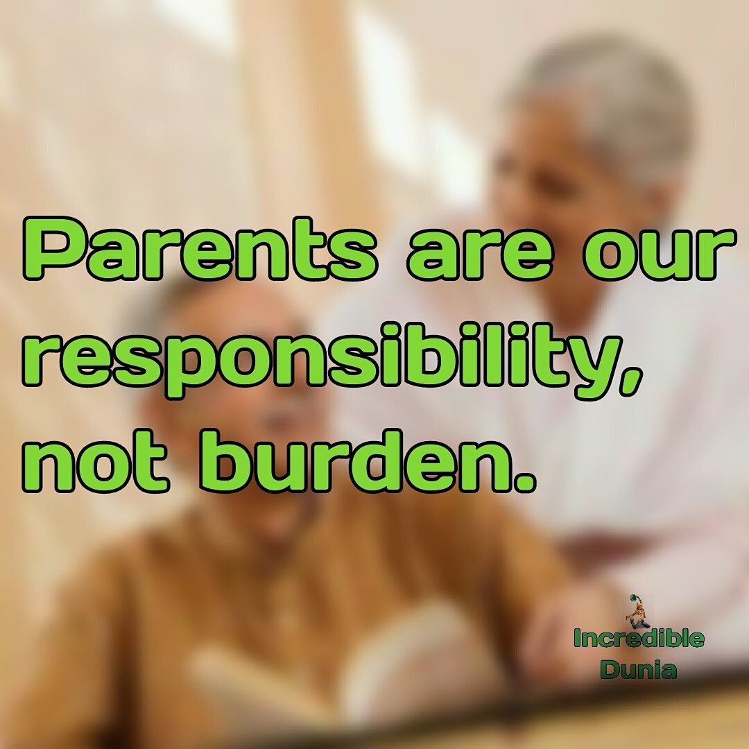 DuniaIncredible's tweet photo. Incredible Dunia, Incredible laws
It is illegal for a child in India to neglect their parents after their retirement.
#incredibledunia https://t.co/XVknCwL4jn