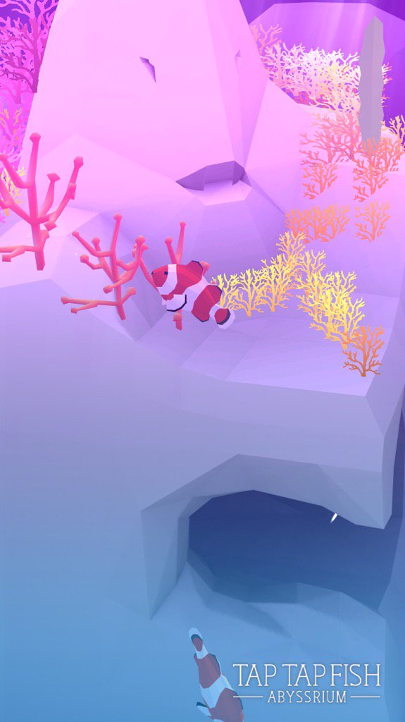 My Red Clownfish:) 
#taptapfish
Download: onelink.to/jhe4sh