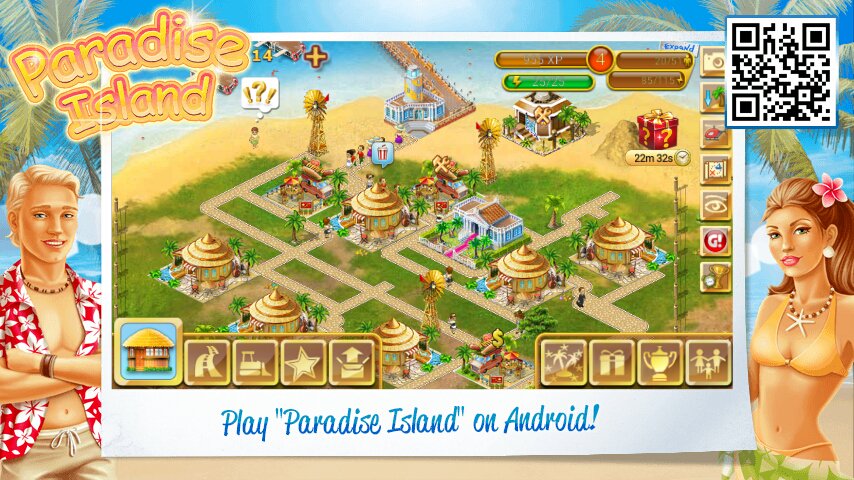 Jogue Ilha Paraíso no Android gigam.es/twp_ilha #Android #AndroidGames #GameInsightBR