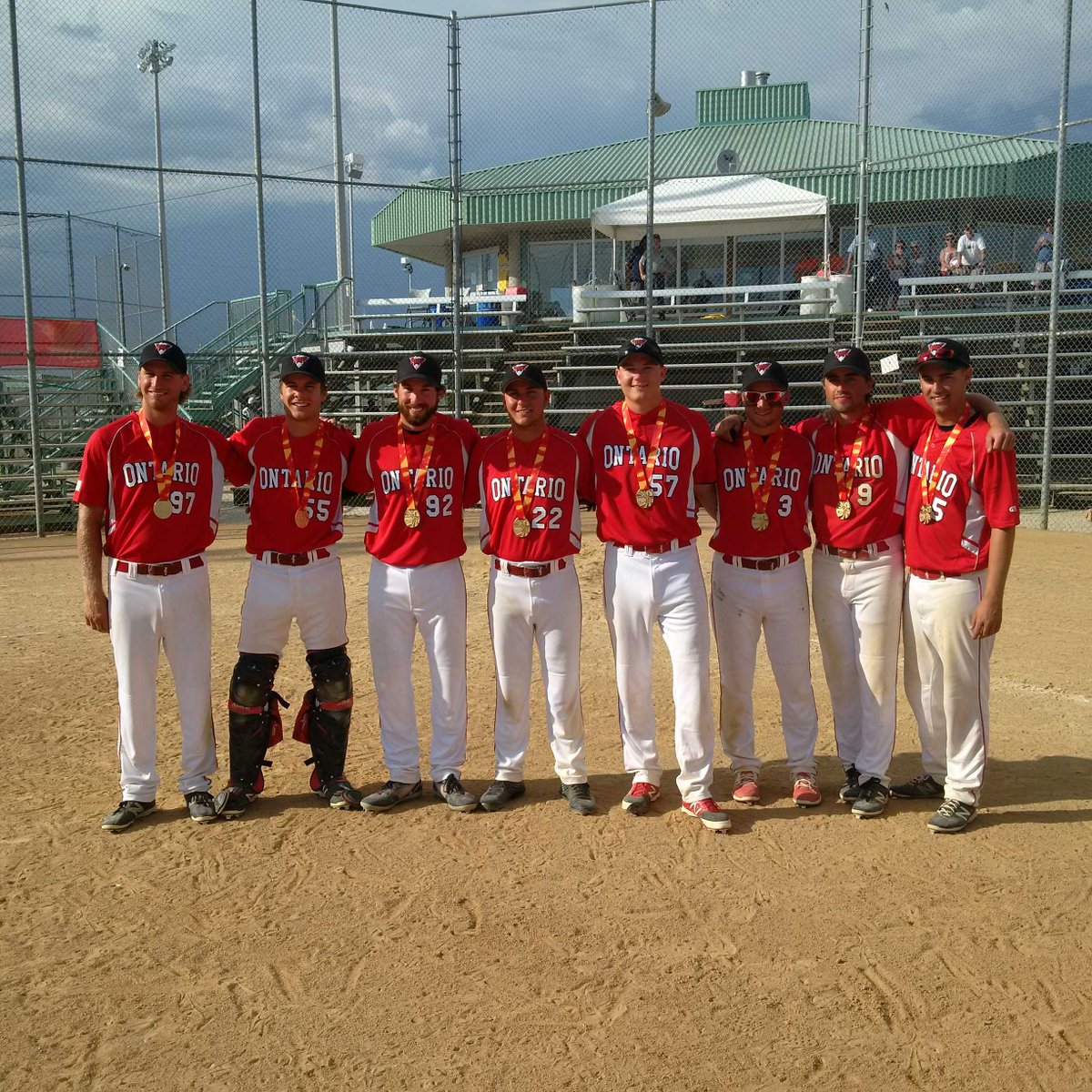 DaveRanderson1's tweet photo. Mustangs are Golden. Congrats boys. #CanadaGames https://t.co/6QUJg0Froi