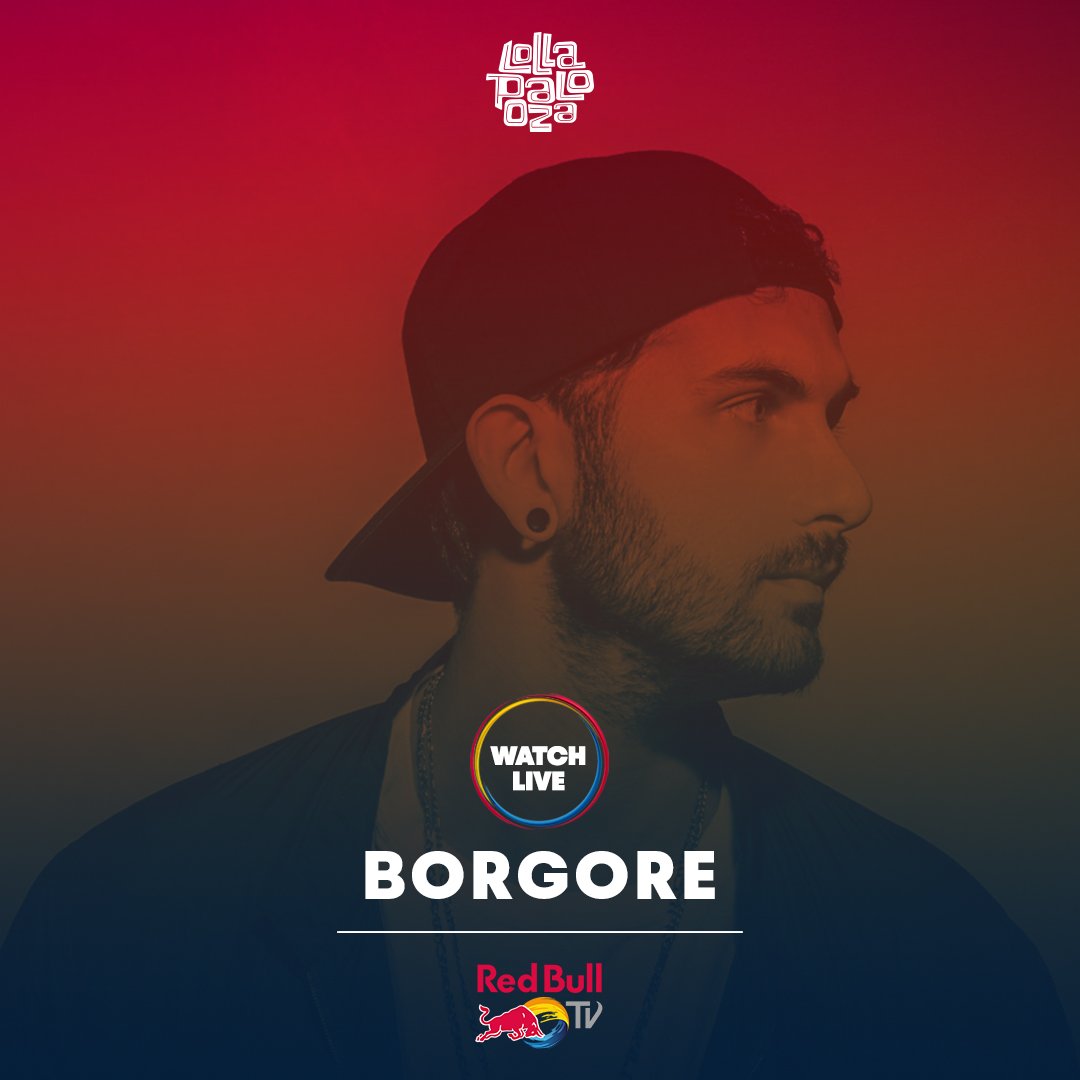 Watch me live at @lollapalooza in one hour on @redbulltv! redbull.tv/Borgore https://t.co/GpJeB7Gu4c