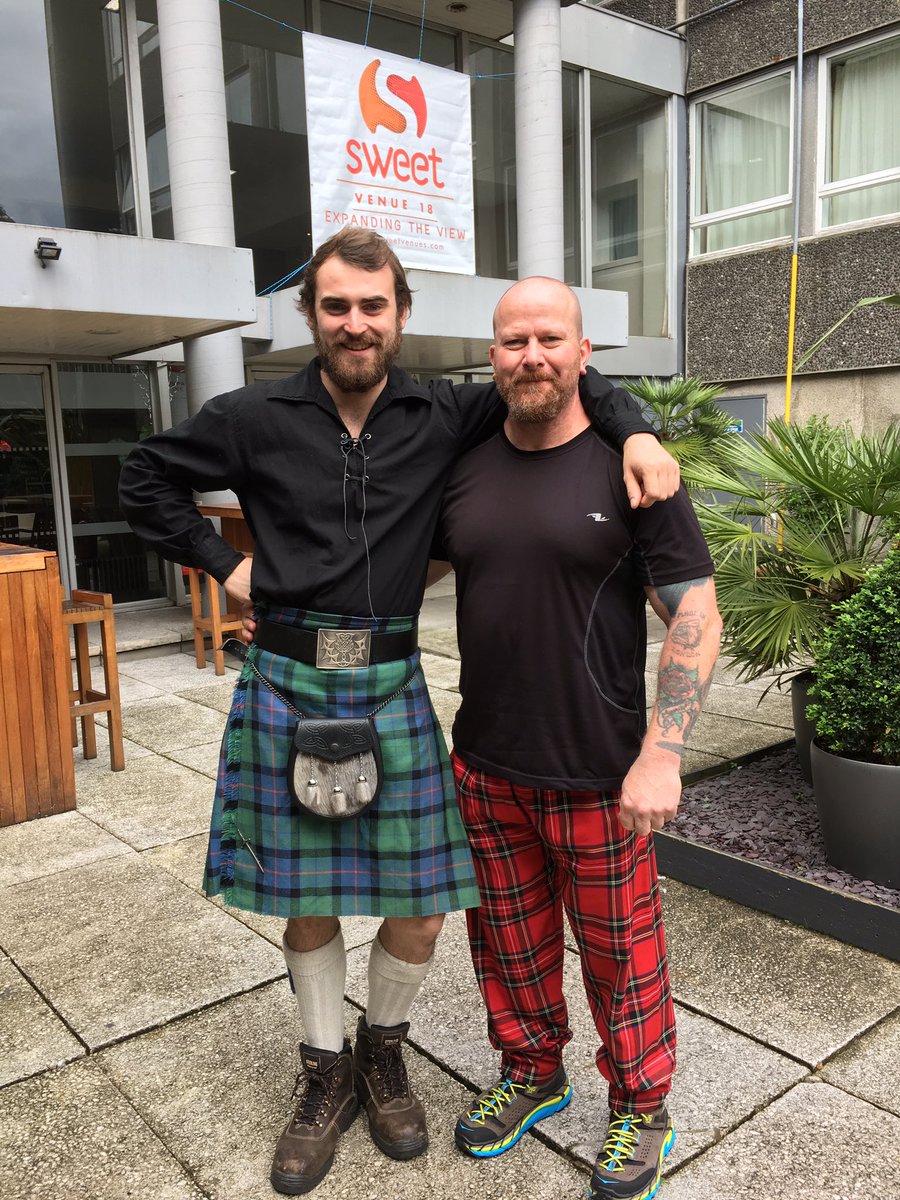 brightdrama's tweet photo. Getting ready for Sweet Venue launch today. #TheRecoveryVersion #SweetGrassmarket https://t.co/5DWm5T6GJm