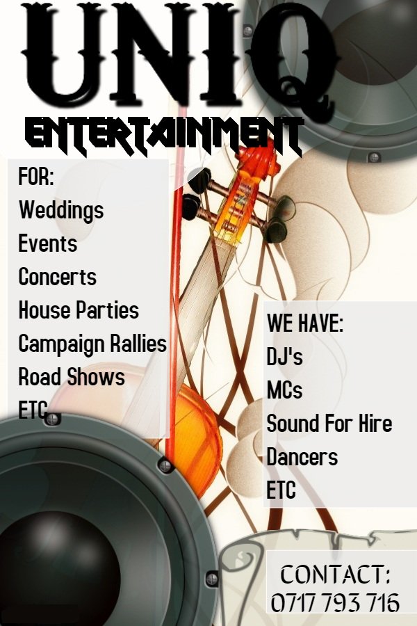 DjQascade254's tweet photo. My new outfit in the industry. Book us now for the best affordable entertainment!!
#djlife.
#UniqEnt.
#QascadeOnTop! https://t.co/raSay5Qndi
