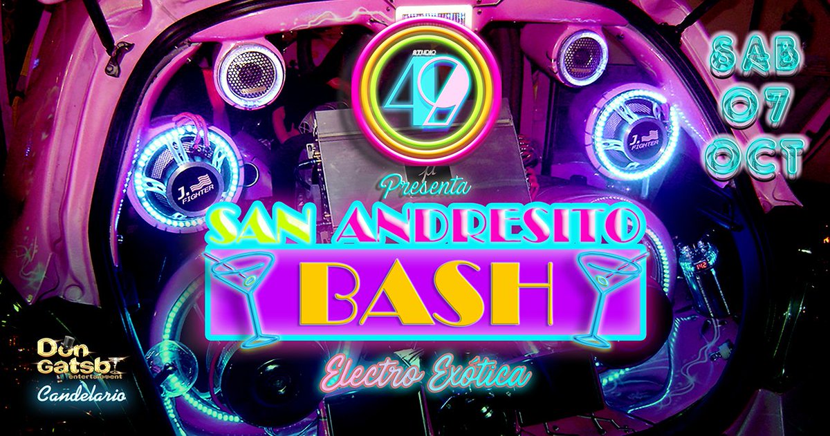 elcandelario's tweet image. ya viene #STUDIO49  *ELECTRO EXÓTICA* 7 DE OCT