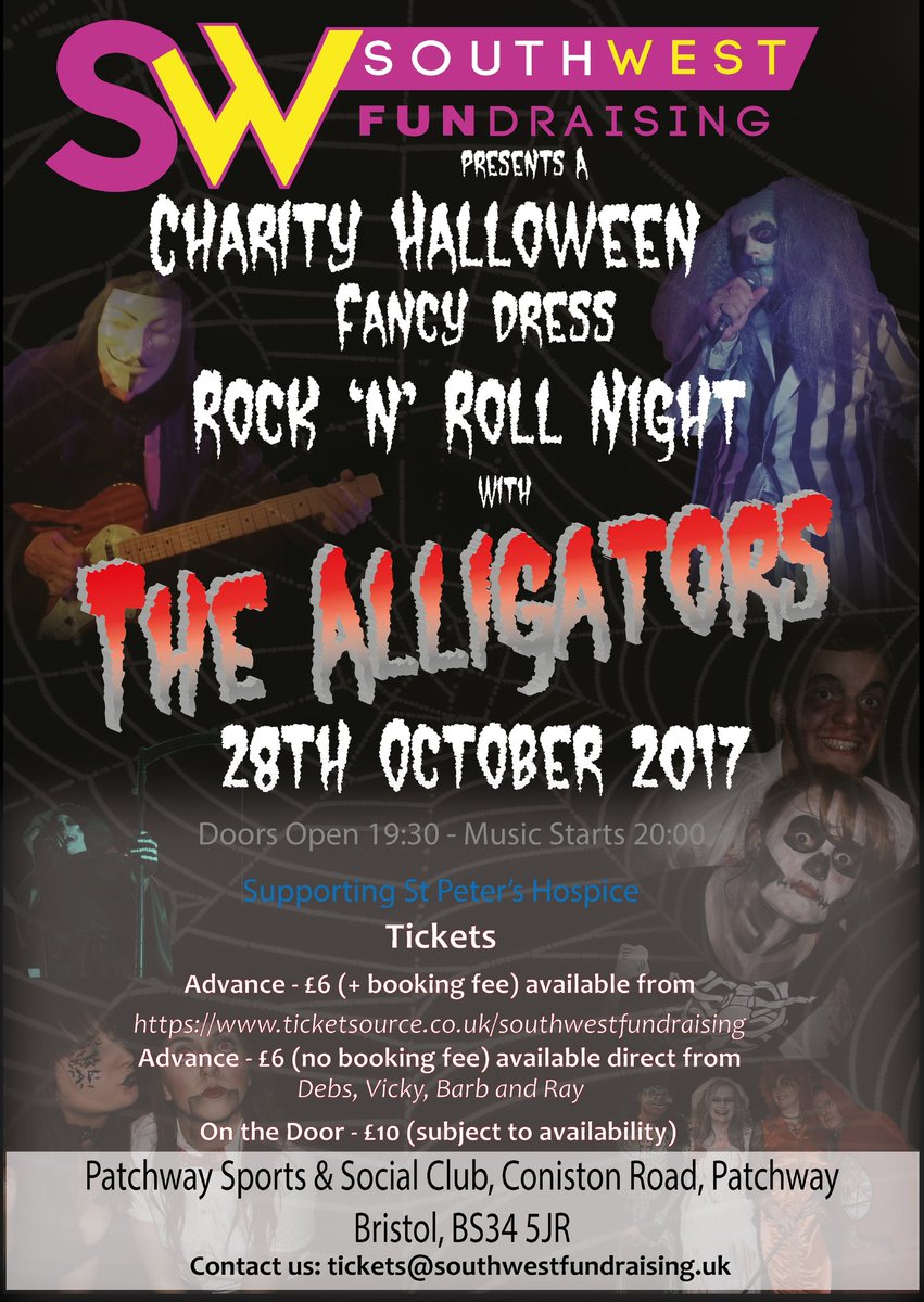 SWFundraising's tweet photo. Our 3rd annual dance for @stpetershospice great night with #livemusic from #thealligators #fancydress #rocknroll tickets on sale now https://t.co/trpR1W3idn