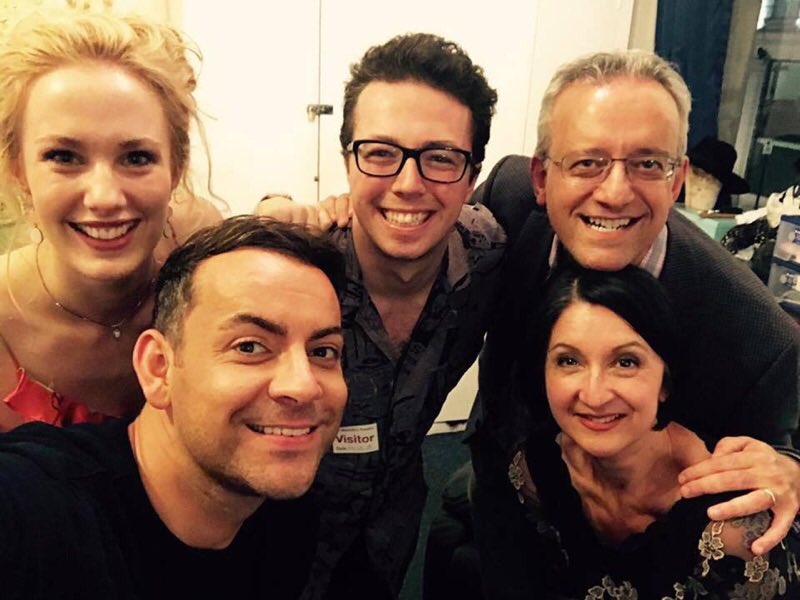 Such a treat seeing <a href="/PhantomOpera/">The Phantom Of The Opera</a> last night. Thank you <a href="/jessica7martin/">Jessica Martin</a> 😘<a href="/thebenforster/">Ben Forster</a> was phenomenal &amp; I got to prod his gross fake face!