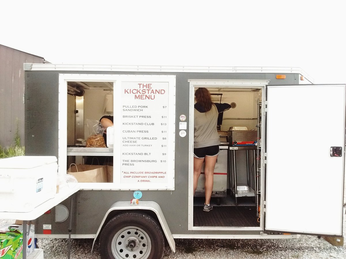 the usual view we get of <a href="/Claire_Hath10/">Claire Hathaway</a> working the <a href="/TheKickstand1/">The Kickstand</a> food truck in Brownsburg, she's doing great ! <a href="/AnnHathaway4/">Ann Hathaway</a> (Cuban Press)