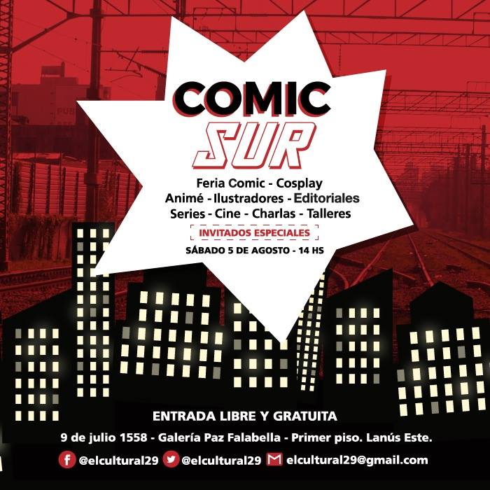 JulietaArroquy's tweet photo. HOLA LANÚS! Mañana Diego Parés, @tintadown, Maicas y muchos más vamos a #COMICSUR! Para enamorarnos bien....ahi vamos! Los esperamos! https://t.co/lGcB1HAlua
