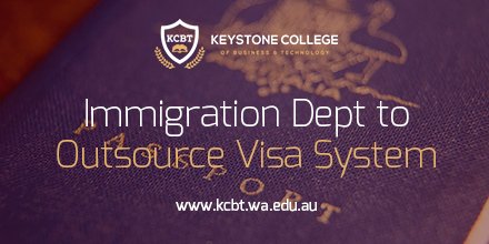 Keystone_KCBT's tweet photo. #Immigration Dept to Outsource #Visa System

For more information, please read The Canberra Times article at: https://t.co/CvkyYuVw6D https://t.co/rGJnuNwS8F