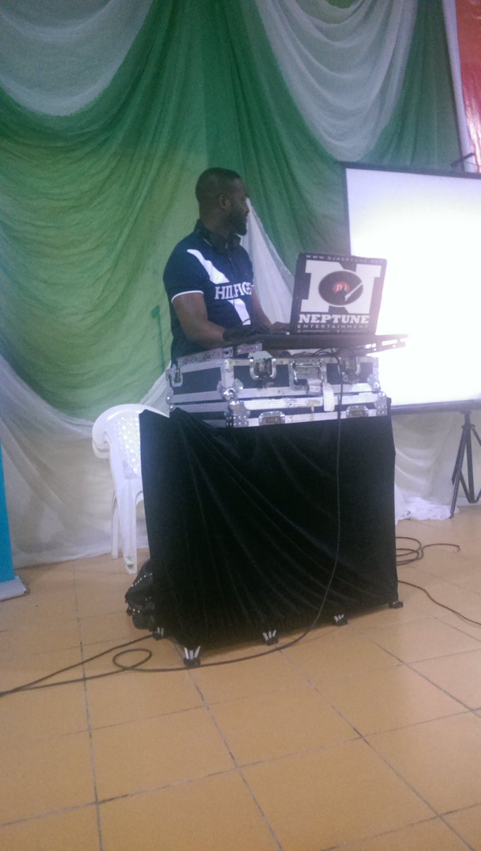 nacosnational's tweet photo. Dj Neptune live #NatConf2017 @deejayneptune @YateghteghS @Emmaessiet @kemiwilliam https://t.co/6wmZGoH97s