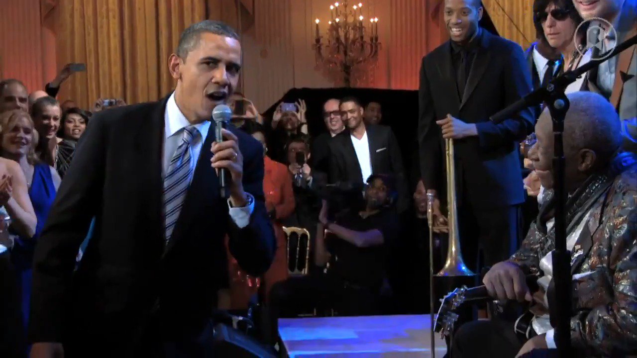 Happy birthday, clip of him singing with B.B. King & Mick Jagger is our jam. 