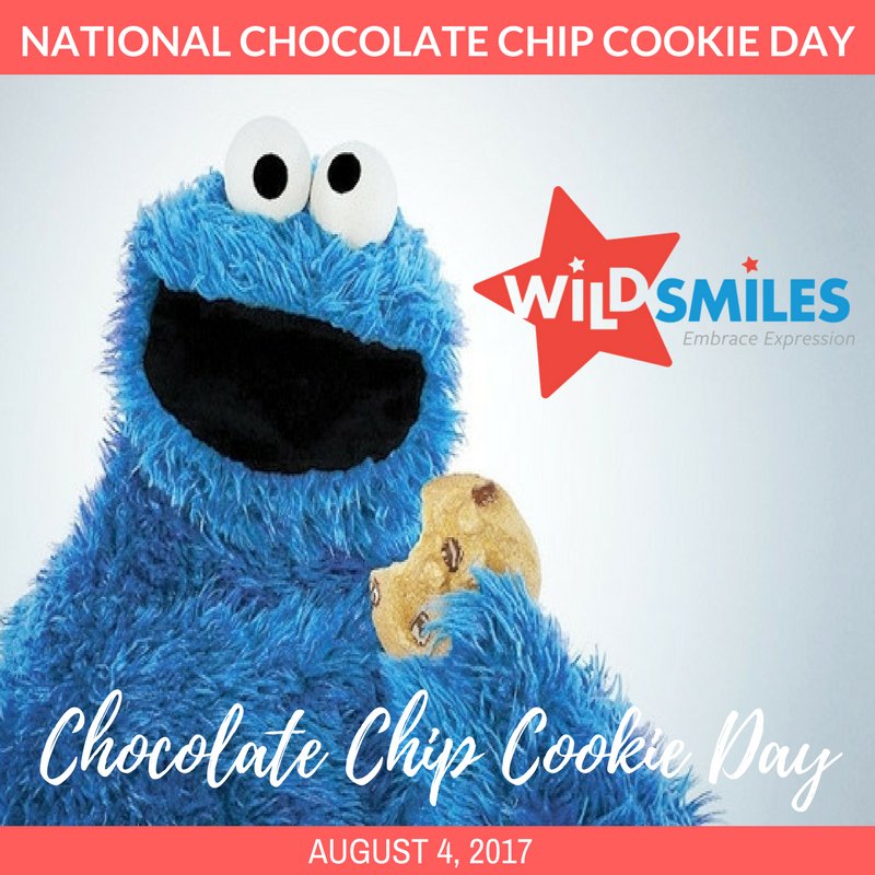 WildSmileBraces's tweet photo. We couldn't resist this one (who could?) #chocolatechipcookieday #wildsmiles #embraceexpression #iwantone #maybefourorfive #brushafter https://t.co/tCpjSmS1lY