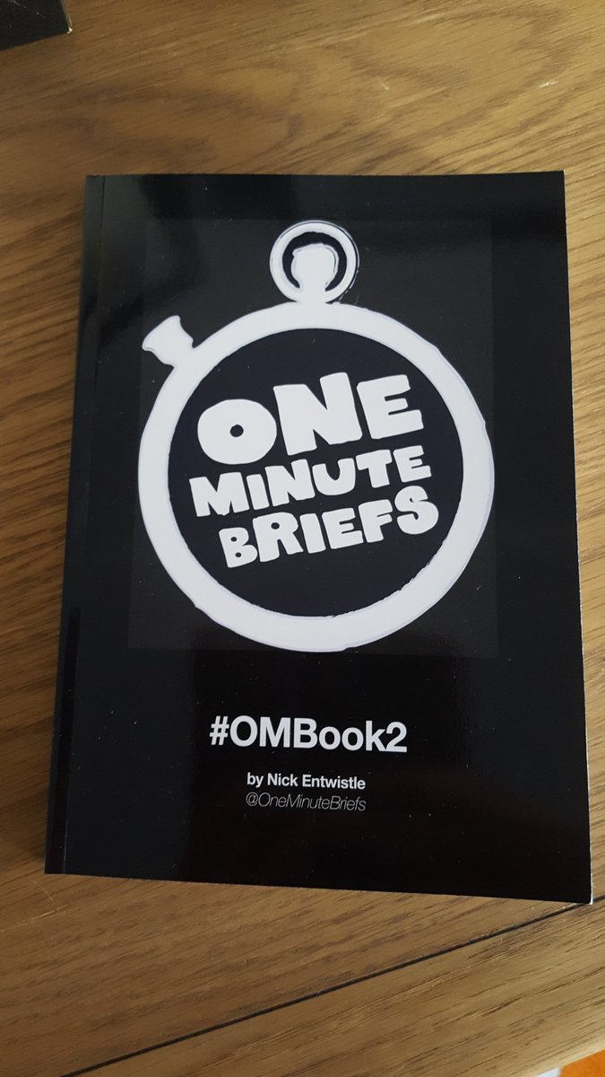 richbayley80's tweet photo. #OMBook2 is here! Woohoo! @OneMinuteBriefs https://t.co/mcQbK26QV0