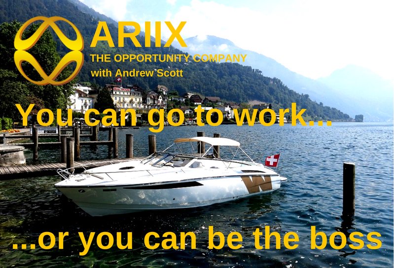 #BeYourOwnBoss with #ARIIX #TheOpportunityCompany