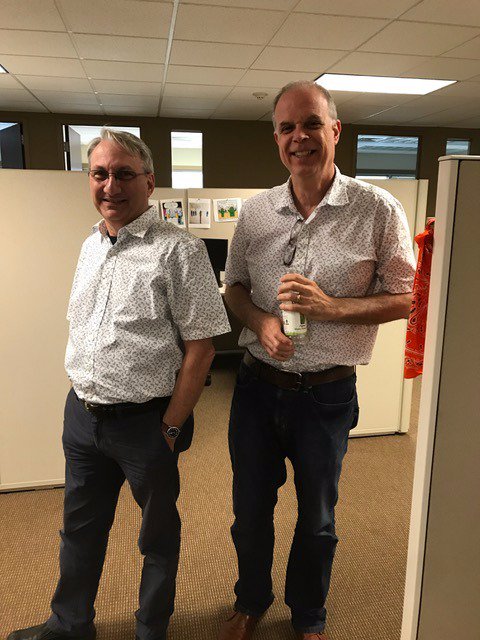 GSLSymposium's tweet photo. Happy Friday from the PV team -- where we are so passionate about our work that we stay on-theme, even with our clothes. #PentaVisionAtWork https://t.co/J9NWOZbEZ6