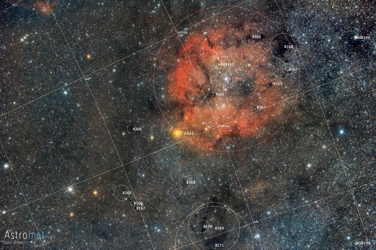 JJastromet's tweet photo. Erakis y las nebulosas oscuras barnard que la rodean, 550D&200mm&StarAdventure,#Astronomy easy #dust #nebula #sky #staradventure #skywatcher https://t.co/Bw63jKw6f1