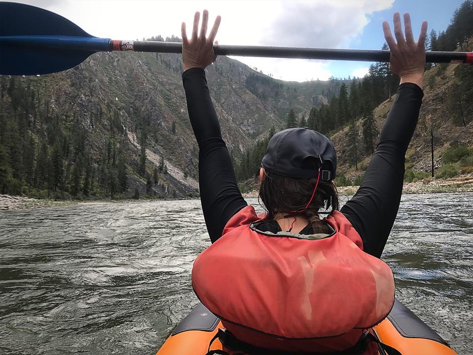 ninthrootagency's tweet photo. .@AmberHelen gets almost as excited rafting the Salmon River as she does when a client ranks at the top for a main keyword. https://t.co/RxVhzaloQw