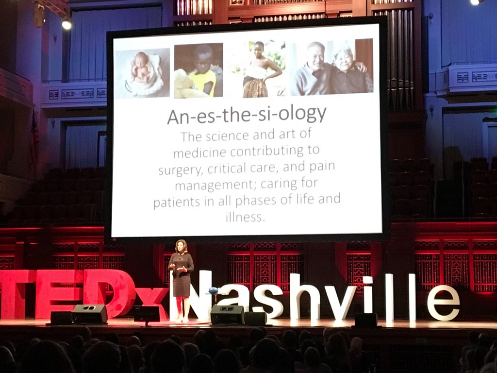 #kmcqmd explaining why 5 billion need anesthesia #asalifeline #vumc_anes #tedxnashville #vumcglobalanes