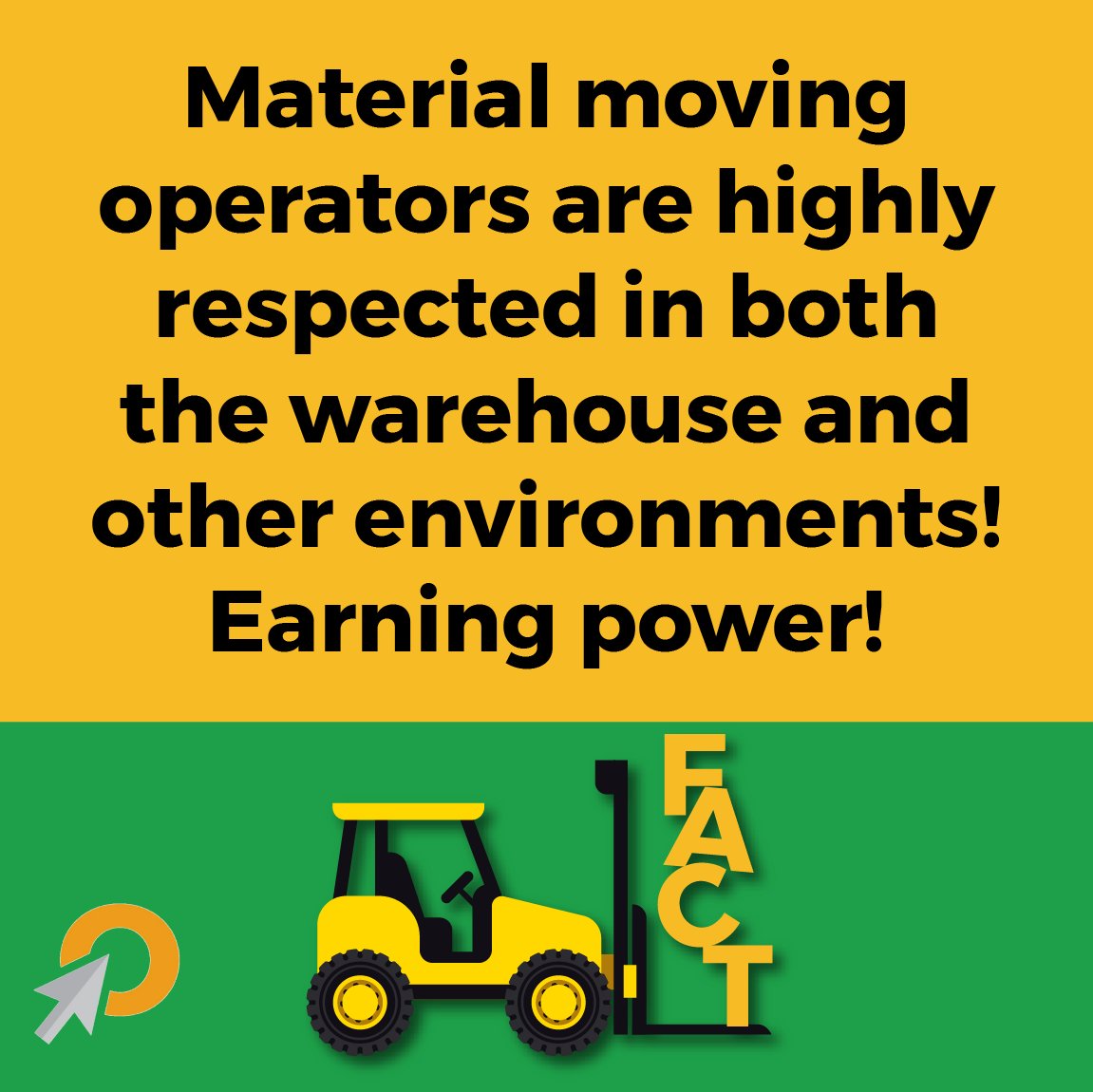 ForkliftJob's tweet photo. Material #moving operators are highly respected in both the warehouse and other #environments! #Earning power! https://t.co/CdyRUgsMgq https://t.co/1A4z1im1tP