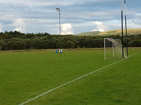 The Goals are in place &amp; ready for tomorrows Ty-Hafan Charity Match between Wales &amp; England. Kick Off 4pm. #thisissoccernotrugby