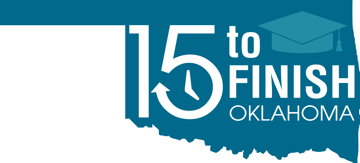 OKHigherEd's tweet photo. At 12 credit hrs/semester, it takes 5 years to earn a 4 year degree. Take 15 hrs/semester &amp; finish on time.  #OK15toFinish https://t.co/CsMG1okiOs