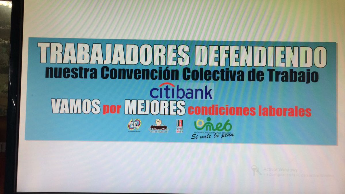 sophyeo19's tweet photo. #PliegosUneb2017 UNEB instaló el día de ayer mesa de negociación en Citibank. Vamos por mejores condiciones laborales. Afiliate a UNEB!!! https://t.co/FycKzL35FX