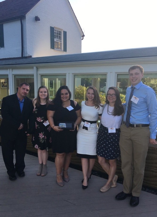 HSTMaterialsInc's tweet photo. Although she could not attend the ceremony, she sent some of her team members in her place to join in on the fun! Thanks, @DHBizLedger! https://t.co/F3XPhqBZPP
