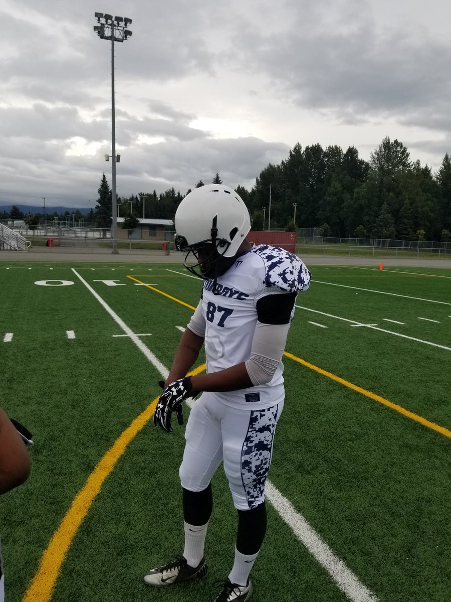 NC_Most_WANTED's tweet image. Back at it. 2interceptions in first game. 33-6 #IssaWin #AFL #AnchorageCowboys #BallHawk #AlaskaFootballLeague