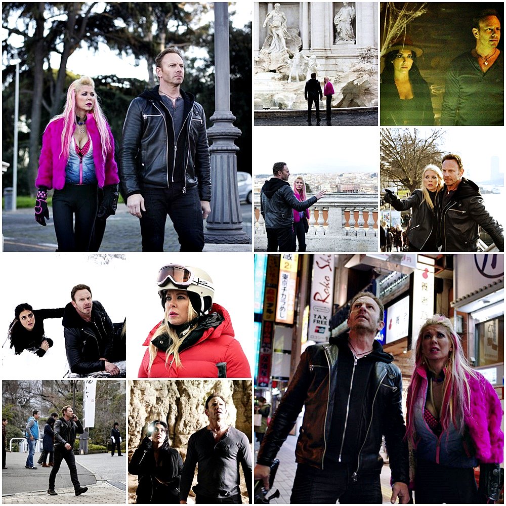 Jules_2010's tweet photo. Sharknado 5: Global Swarming Sunday @8pm on @SYFY @IanZiering @TaraReid @CassieScerbo @acferrante #fin #April #Nova #SharkSLAYERS https://t.co/srNzPovA2m