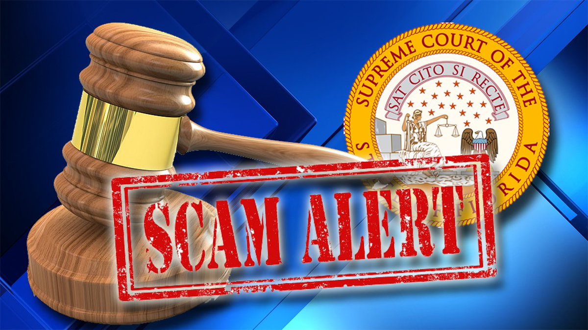 Florida Supreme Court warns of phone, email scam asking victims to appear in court bit.ly/2vxMnQd https://t.co/Xu6hlRAu3h