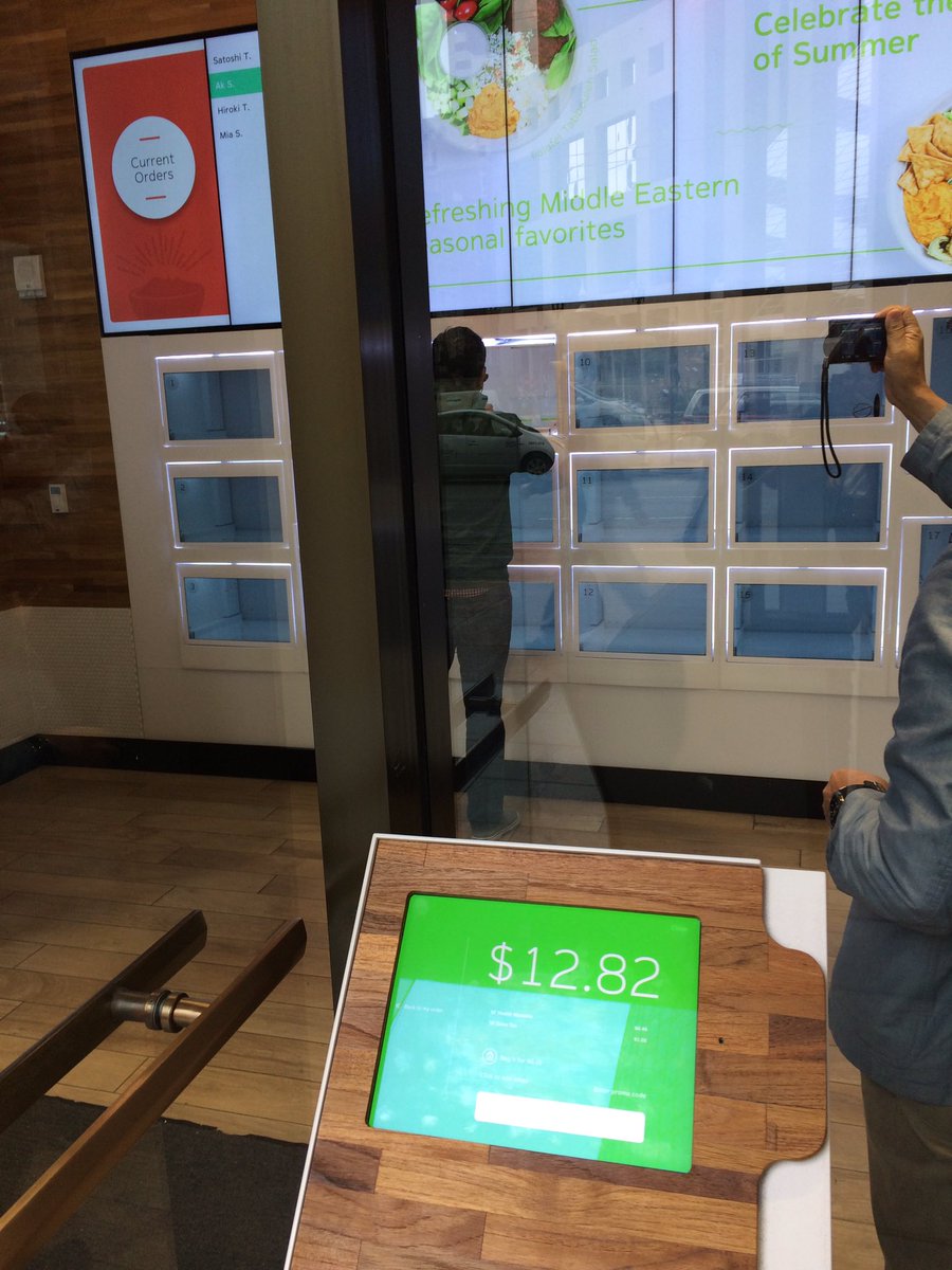 carabwilliams's tweet photo. When tech meets food @eatsa #moderneating #nopeople https://t.co/e3pQD3H764