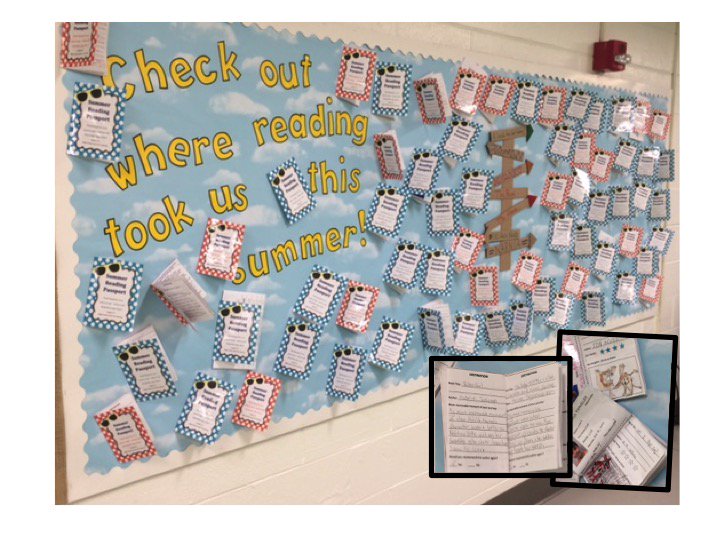 Ridge_Hub's tweet photo. Our Summer Reading Passports reveal how books take you places you’ve never been before. Great job Ridge readers! @RidgeFCL @ccsd59 https://t.co/KbYtQhQMVY