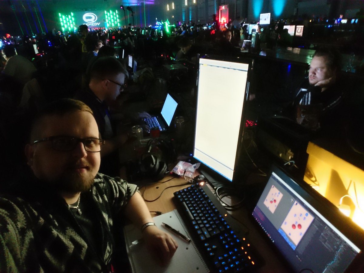 rautaSydan's tweet photo. Crunched our #asmgamejam game's gameplay mechanics during the first 24h, now max polish!
#assemblysummer2017 @assemblyparty https://t.co/JS0BPNdmm5
