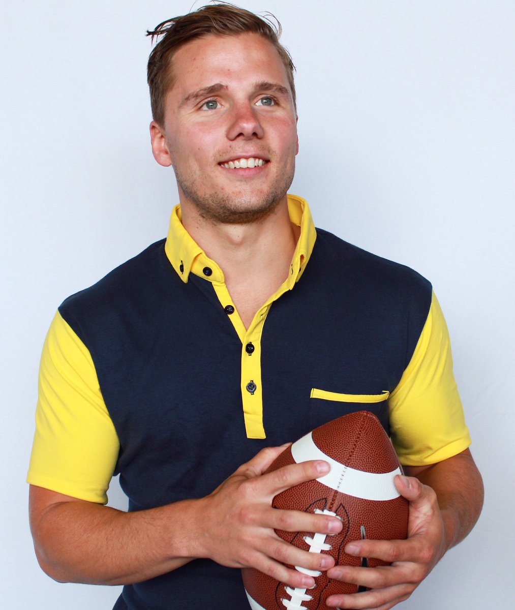 StateAndLiberty's tweet photo. Special Edition Maize and Blue short and long sleeve polo that we are calling “The Ugli” is now available! Click link in bio to learn more! https://t.co/sOjuRAdq6B
