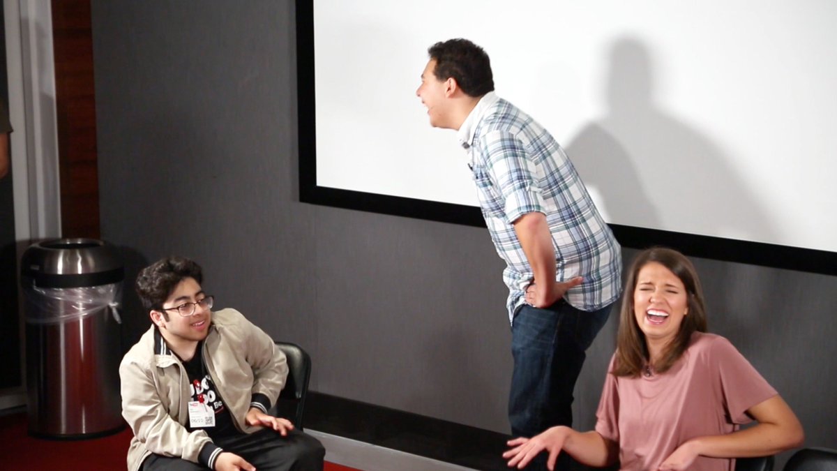DannyPadilla's tweet photo. Got a new episode of our #ScriptNotFound improv show coming out in a little bit! Based on this screenshot, you know it's worth watching :) https://t.co/KpX1KEJ0rz