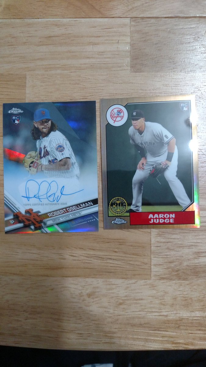 kyleherring33's tweet photo. Back to back cards out of my blaster from Target!! Boom!! @Topps #FirstJudge https://t.co/gi0XVs18ig