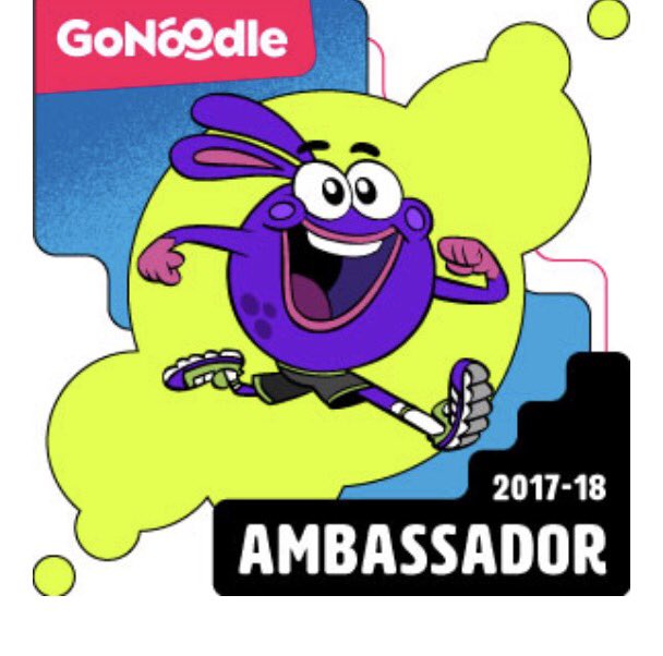 CYWtweets's tweet photo. 🗣I have been selected as a 2017/2018 ambassador for @GoNoodle 🙌🏻 so excited to share this with my @DPCDSBSchools and @mch_childrens peeps! https://t.co/022oPh1a2R