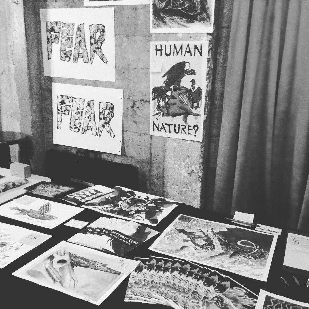 CakeHouseZine's tweet photo. Huge success at Codeword bar for our zine Pop Up! art #illustration #comic #doodle #sketch #pen #ink #marker #illustrator #artist #bayarea https://t.co/6cmoRynkoS