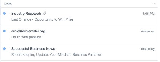 erniemiller's tweet image. The spammers in my Junk folder know me. #passionateprogrammer