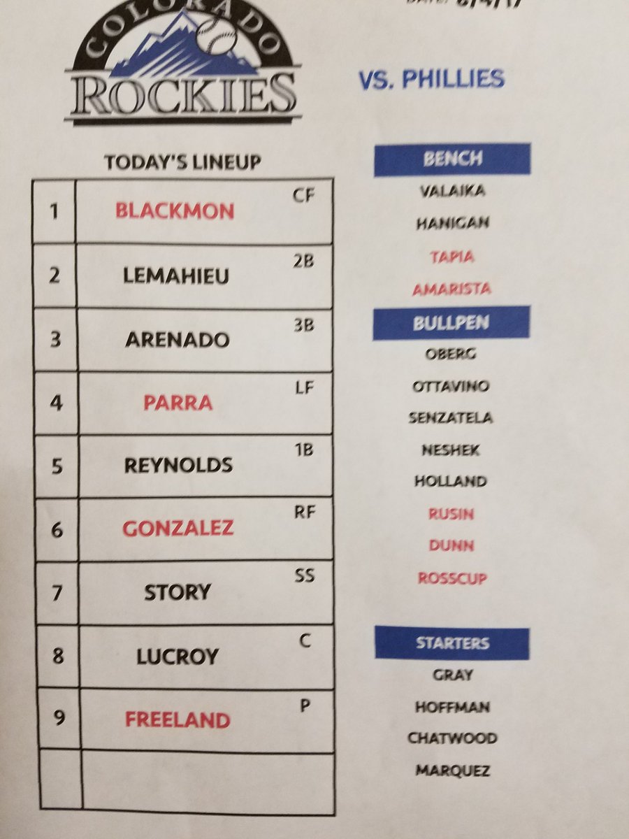 harding_at_mlb's tweet photo. #Rockies lineup vs. #Phiiles https://t.co/TObwwm29Vw