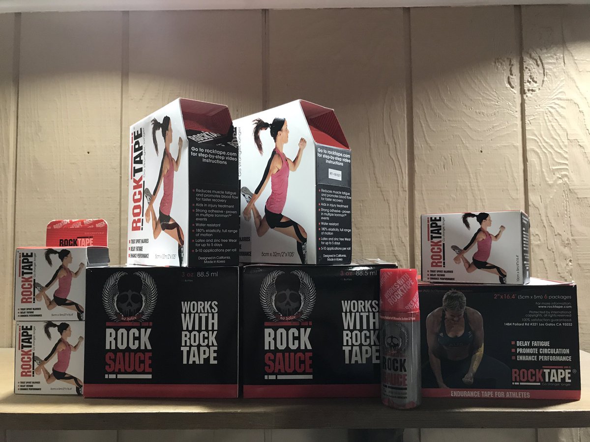 DrRileyBarrett's tweet photo. Just stocked up on #Rocktape and Rock Sauce at CHIROWORx Spine &amp; Rehab. Never had it? Stop by and give it a shot! #weekendwarrior #TAPEWORx https://t.co/kMWblduGtg