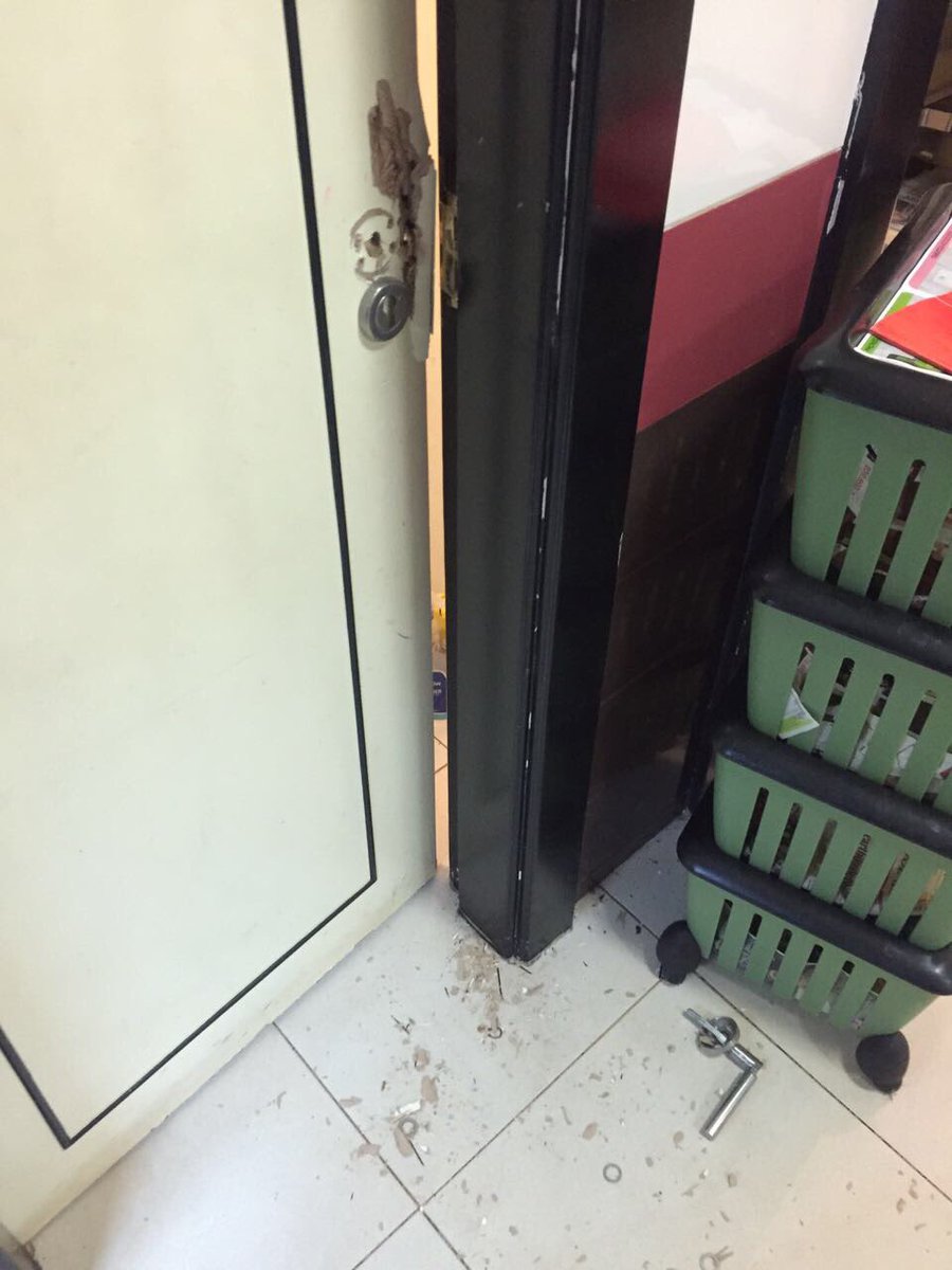 Disembe's tweet photo. The vandalism that has gone on at the NASA Presidential Secretariat is unacceptable. It reeks of desperation of the "deep state". https://t.co/mz3tPpBfKu