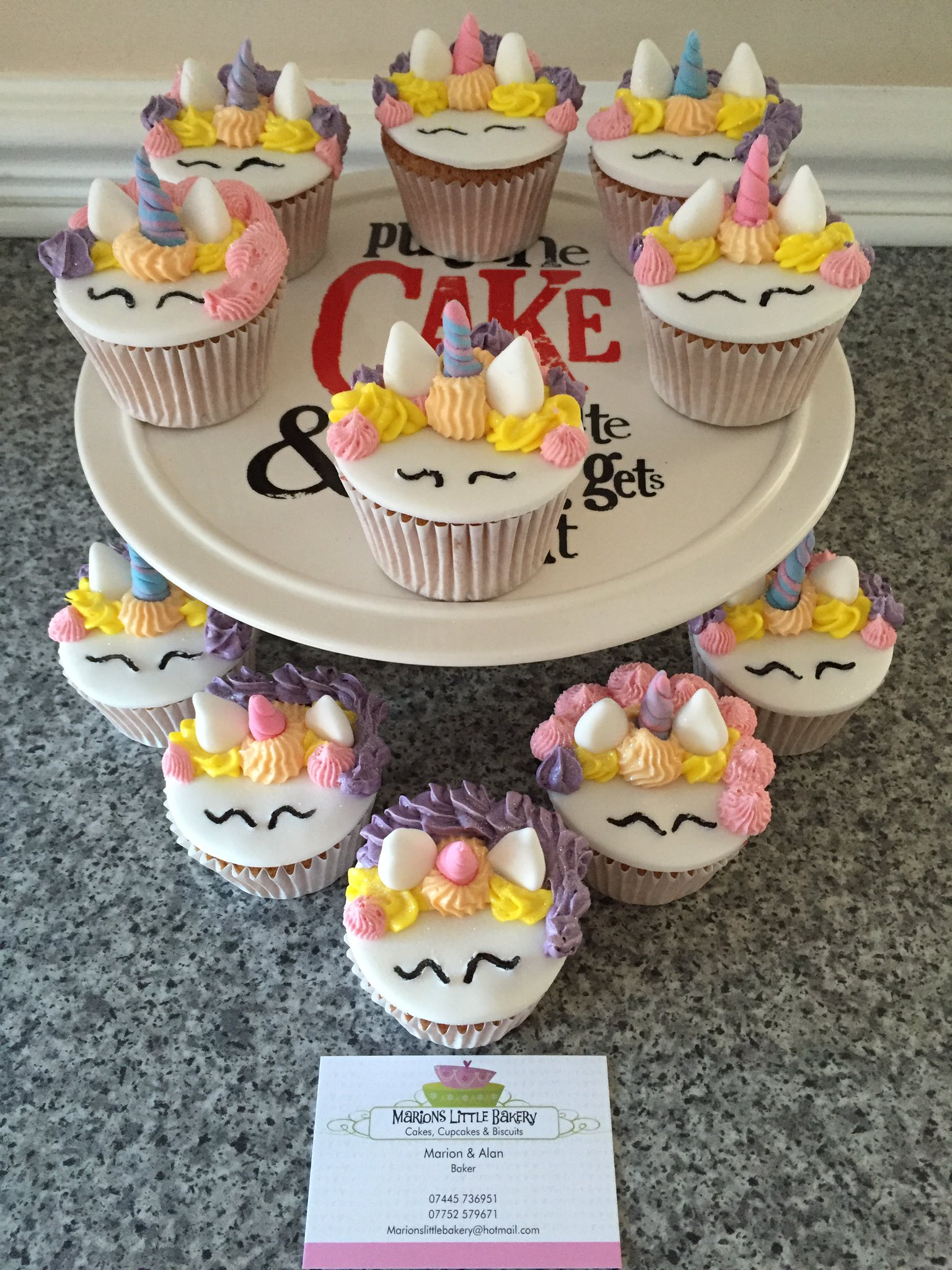 Marionslittlebakery On Twitter Our Latest Cake Cupcakes Unicorn