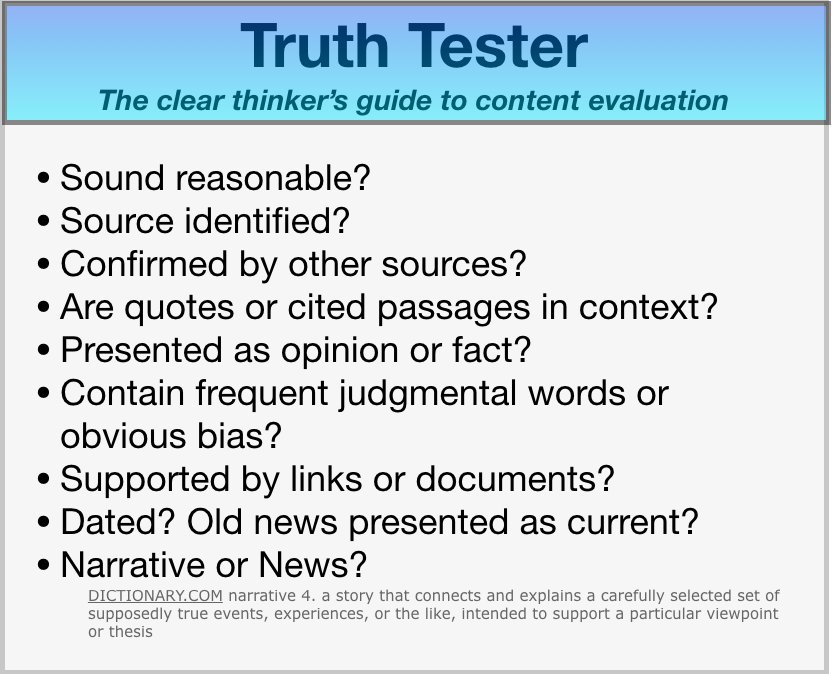 PaulaBuermele's tweet photo. My healthy guidelines for reading tweets and consuming news from any source. https://t.co/GyJl8JS9s3