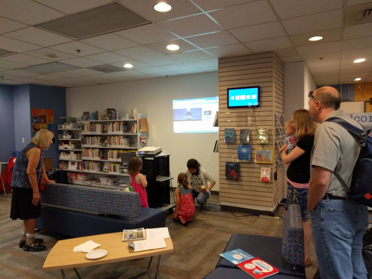 LibraryPopup's tweet photo. Testing the karaoke system #LibConnection #CrystalCity https://t.co/KAQCappii4