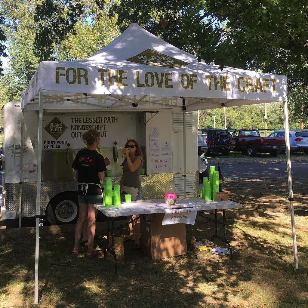 Beautiful night for an outdoor party.  All set up and ready to go at Paddlefest at Schmidt Field.  Come get a beer… ift.tt/2wsZsXW