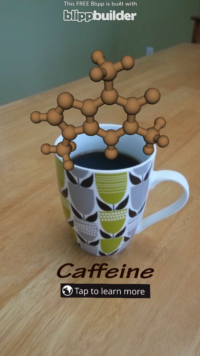 Linda Facchini (@proffacchini) on Twitter photo Made this 3D #ar blipp with blippbuilder new and free molecular model from 3dprint.nih.gov Great for bio/chem! <a href="/BlipparEDU/">Blippar Education</a> Made this 3D #ar blipp with blippbuilder new and free molecular model from 3dprint.nih.gov Great for bio/chem! <a href="/BlipparEDU/">Blippar Education</a>