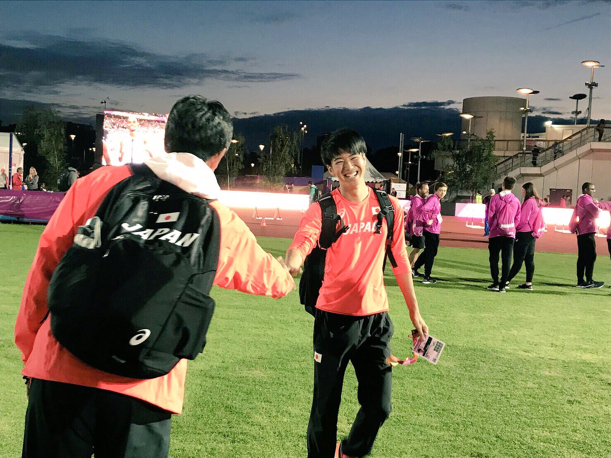 日本陸上競技連盟 世界陸上 男子100m予選 多田修平選手 Shu Hei 0624 修正して準決勝 に挑みたい 中盤までボルトの前にいたが 固くなってしまったので後半が課題 準決勝までに修正して頑張る ボルトと同組で 観客の声でびっくりしたが